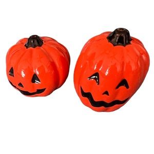 Halloween Jack O’ Lantern Salt & Pepper Shakers Unbranded Autumn Fall